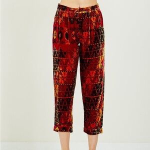 Mes Demoiselles Paris Bilal Velvet Trousers - Red Ochre - FR38 / US 6 NWT Rare!